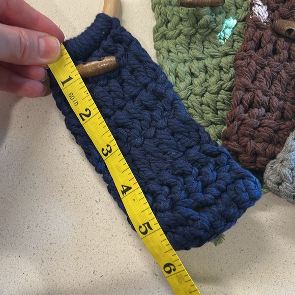 Crochet Towel Holder bathroom kitchen - Picture 5 of 7